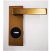 SECUREMME KIT RIVA SECUREMME PLACCA+MANIGLIA A FORMA QUADRA IN ALLUMINIO BRONZATO F4 SINGOLA PER PORTA BLINDATA Q8 FORO DOPPIA MAPPA PZ 1