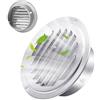 Generic Griglia Ventilazione, Griglia Di Scarico Rotonda In Acciaio Inox, Griglia Aerazione Tonda Con Rete Anti Insetti, Per Cucina Bagno Garage Cantina Ufficio(120 mm-4.7 in)