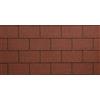 Tegola Canadese Eco Roof Copertura per Tetti, Bituminosa, Granagliata, Rosso
