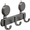 LLPEIJIE026 Barra Portasciugamani a Ventosa Senza Foratura Gancio per Parete Doccia Ganci Multiuso Alluminio Ganci appendiabiti Porta Utensili Cucina,per Cameretta,Ingresso,Bagno