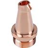 ZAC 5 ugelli per saldatrice laser diametro M16 ugelli laser in rame per guidafilo per saldatore laser a fibra 0,8/1,0/1,2 mm (ES-12)