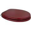 Kiamami Valentina Tavoletta WC Rosso Amaranto in MDF compatibilità Universale