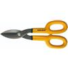 WEB world electronic business Cesoia per Lamiera 30cm Professionale Tipo Americano Acciaio 50 Sabbiato Taglio Metallo Alluminio - Giallo Nero