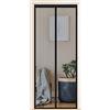 WENT Zanzariera Magnetica per Porte 90x260 cm, Tenda Magnetica Zanzariera Porta, Nessun Attrezzo Richiesto, Facile da Installare, Adatto a Bambini e Animali Domestici, Strisce Nere