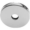 Generic Grande flangia per braccio doccia in acciaio inossidabile 304, piastra rosetta per braccio doccia per tubo di ricambio G1/2 pollici a casa (galvanizzato)