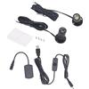 Hyuduo Faretti LED USB Dimmerabili 5V per Tavoli e Scaffali - Mini Faretto Set da 1-2 con Cavo, Colore Nero