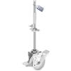 GeZu Impex Ruote per Ponteggi con Freno 1000 kg Zincate Elettricamente Set di 4 Ruote Pivotanti Regolabili in Altezza per Ponteggio da Carico Pesante