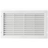 First Plast - Griglia Di Ventilazione PVC - Griglia Aerazione Rettangolare PVC da incasso - 380 x 230 mm