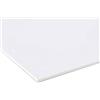 Generico Pannello Lastra Forex pvc bianco spessore 10 mm 50x100 cm bianco forex bianco pvc bianco