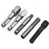 EasyByMall Per SDS PLUS 5pcs Socket Driver Bit con adattatore di sicurezza Hex Shank per compatibilità cacciavite elettrico