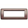Vimar Serie Idea - Placca Rondo 6 modulo metallo Bordeaux metallizzato