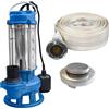 IBO Set IBO Furiatka 2 pompe sommergibili V1500 230 V con tritatutto + tubo da 20 m + attacco da 2 (pompa sommergibile V1500 + tubo da 20 m + connettore da 2