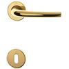 Ghidini 0910053 Maniglia Ottone Satinato Milena Q8 con R.