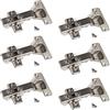 SOTECH 6 x SOTECH Cerniere per vasi T52 Battuta d'angolo con smorzatore + piastra a croce Cerniere per vasi (singole e disponibili in set da 6, 10, 20 o 30!)