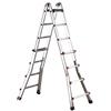 Svelt Scala Telescopica Professionale 9+9 gradini in Alluminio, Multiposizione, con Base Allargata, Scalissima