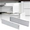 Evotrade Cassetto SUPRA Metal BOX KIT Altezza 86 MM Profondità a Scelta Finitura Grigio (Profondità: 350 mm)
