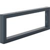 HOLZBRINK Supporto per mensola in metallo 40x15 cm HLA-A (1 pz) | Supporto per mensola lavabo da appoggio, reggimensola robusta da muro | Colore: Antracite