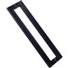LRYELWA 1x Maniglia per Porta della Doccia,Maniglione per Porte in Vetro in Acciaio inox,Pomello Pomolo per Porta Entrata,Maniglia ad Arco,per Bagno Casa Hotel (Nero,lunghezza 600mm)