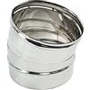 Generico Kit Canna Fumaria Diametro 80 in Acciaio Inox con Accessori - Gomito, Guarnizioni, Fascette e Raccordi e altri accessori - Completo per Stufe, Caminetti e Caldaie (Gomito inox 30°)