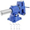 Kanbihao Morsa da Banco Professionale 360° in Ghisa, Apertura 100mm per Fai da Te, Falegnameria, Lavorazione Metalli e Riparazioni, Design Compatto e Robusto