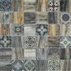 MOSANI MOS160-w500 - Piastrelle a mosaico, in legno, stile retrò, colore: Verde