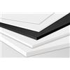Zerografica Forex lastra pvc semiespanso bianco 1mm - confezione da 4 pezzi - cm.50x70