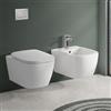 Inbagno Sanitari Sospesi Serie Kayra WC In Ceramica Bianco Lucido Scarico Rimless Completo Di Copriwc Slim Soft-Close