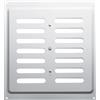 SOTECH Griglia di ventilazione in alluminio 260 x 240 mm, perforazione