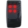 Dieffematic SMART-EB4 Radiocomando Codice Dinamico - 4 Tasti, Sicurezza Avanzata, Frequenza 433.92MHz, Nero con Tasti Rossi