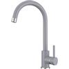 VBChome Rubinetto da cucina grigio effetto granito girevole a 360° - Miscelatore monocomando per lavello, rubinetto moderno per lavello