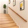 DSVONAUS Corrimano per Scale Interne, Ringhiera antiscivolo per scale con staffe, Kit di maniglioni di sicurezza per anziani e bambini contro il muro, per corridoio, villa, edificio, soffitta 80cm