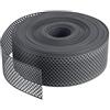 Fassadenprofile Griglia di ventilazione a nastro 60m x 100mm Nero in PVC - griglia aerazione e strisce anti piccioni per tetto e facciata
