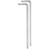 QUARKZMAN 2 Pz T30 Chiave Torx Prova Manomissione Chiavi Stella Braccio Lungo Forma L 6 Punti Chiave Acciaio Cromo-Vanadio Attrezzo Manuale per Riparazioni Automobilistiche/Domestiche