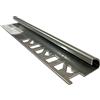 MED BUILDING SOLUTIONS MED Profili Pavimenti e Rivestimenti, Profilo Jolly ad Angolo, Acciaio inox, Alluminio (Profilo jolly H10 mm Acciaio inox satinato, barra da Mt 2,5 conf. 20 pz (50 Mt))