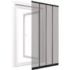 ROMANI Easy Life - Zanzariera per Porta, Tenda anti-insetti a lamelle, in poliestere, 100 x 220 cm, colore: grigio Antracite, con morsettiera in PVC