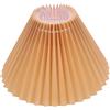 BAZEITFLOW Paralume Plissettato Khaki per Lampada da Tavolo e Piantana, Leggero e Pratico, Design Moderno per Soggiorno e Camera da Letto