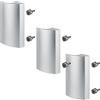 SOTECH 3 x SOTECH maniglia per porta balcone SEJA II alluminio colore argento 85 x 40 x 20 mm maniglia per porta patio