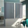 Forte Br230001 Box Vasca Free 3 Lati Riducibile-Ap. Centrale (70 x 150-170 x 70 cm) H 150 cm, Bianco