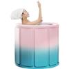 Generic Vasca da bagno pieghevole - 70 x 70 x 65 cm, vasca da bagno portatile, vasca da bagno completa, accessorio da bagno Todler, vasca da campeggio da viaggio, vasca da bagno per anziani in hotel, per
