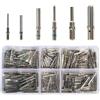 Uqezagpa Deutsch Connettore Pin e Presa Contatti Solidi Dimensioni 12 16 20 DTM Connettore Terminali Dimensioni Filo 12-22AWG Deutsch Solid Kit Barili Stili Contatti