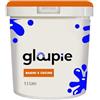 GLOUPIE BAGNI E CUCINE Pittura All'Acqua Traspirante Per Pareti Di Bagno E Cucina, 13 Litri, Bianco, Made In Italy