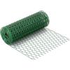 Wiltec Rete metallica verde per voliere maglie da 25x25mm rotolo 90cmx10m Rete per recinti