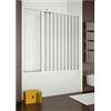Generico Box Vasca in PVC per Nicchia 180 cm a un lato con apertura laterale Londra