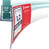 STEIGNER Guarnizione doccia sottoporta curva 70 cm UK05 (1 pz.) - Guarnizione curva per doccia semicircolare o quarto di cerchio con porta 6-8 mm - Colore: trasparente - Materiale flessibile