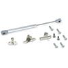 Emuca 1274925 Set di 10 Kit Braccetto Molla a Gas Forza 5Kg Corsa 80mm per Sollevare a Ribalta le Ante dei Mobili