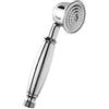BAGNOCLIC Doccetta in Ottone Cromata Stile Epoca Vintage Standard - Design Classico Elegante, Resistente e Funzionale per Bagno e Doccia