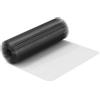 Wiltec Rete da voliera nera Maglie quadrate 12x12mm Rotolo da 5m Altezza 50cm Acciaio zincato