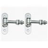 KeyMet Cerniera per porta regolabile Torangel con piastra a vite zincata (2, M20)