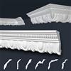 Marbet Design Marbet soffitto modanature bianco pacchetto risparmio di styrofoam EPS - stucco modanature fantasia, nel design tradizionale - (30 metri B-34) stucco angolo stampaggio modanatura muro