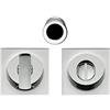 Colombo Design MANIGLIA PER PORTA SCORREVOLE COLOMBO DESIGN MOD. OPEN 5Q SENZA SERRATURA ID311 BZG CROMAT